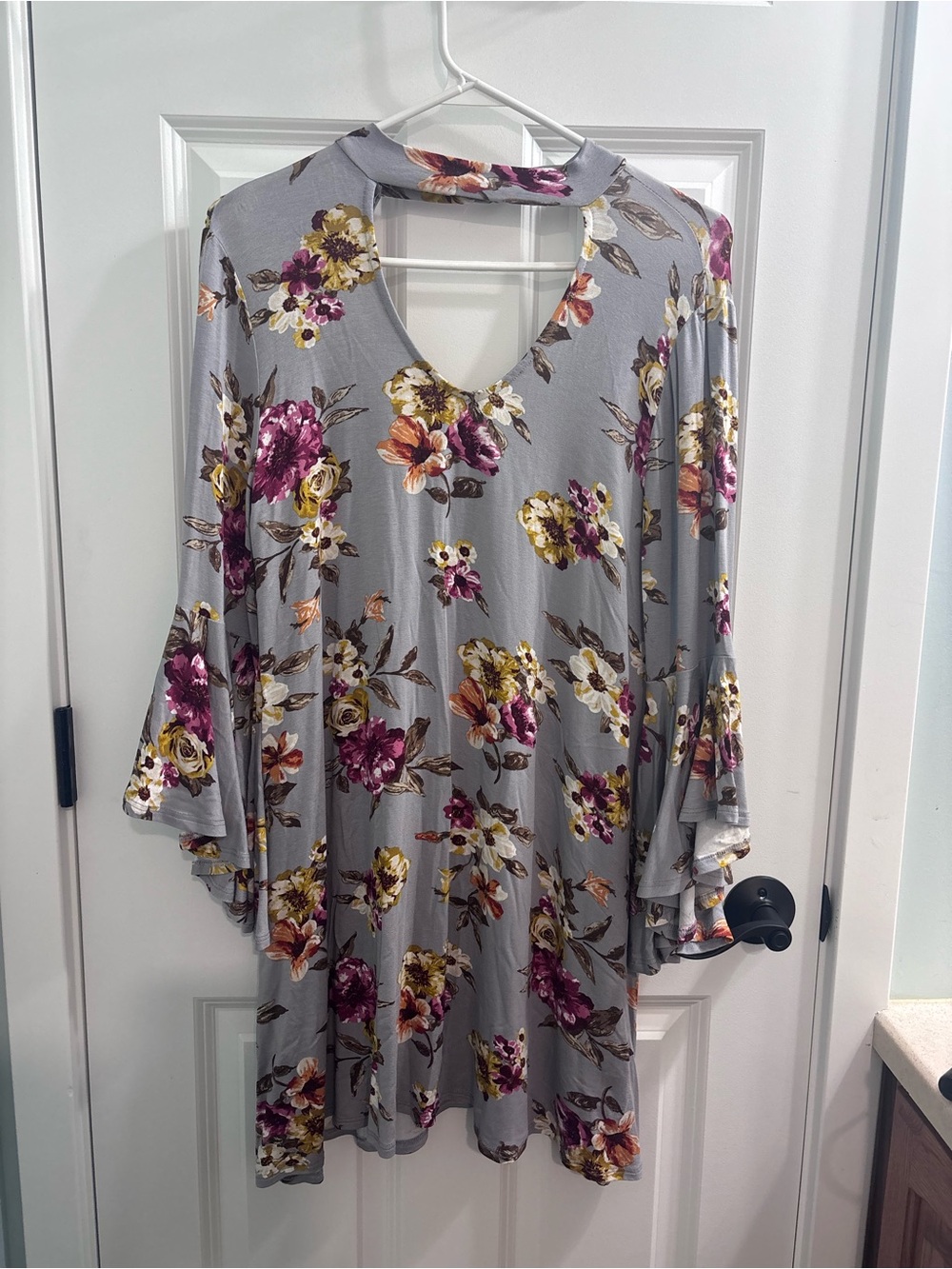 Mittoshop MTS Choker Dress Floral Size Medium